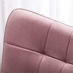 Fauteuil d'appoint capitonné en velours doux avec pouf Carson Carrington Aasen