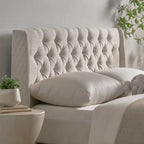 Tête de lit capitonnée Christopher Knight Home Perryman Queen Wingback Design luxueux