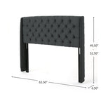 Tête de lit capitonnée Christopher Knight Home Perryman Queen Wingback Design luxueux