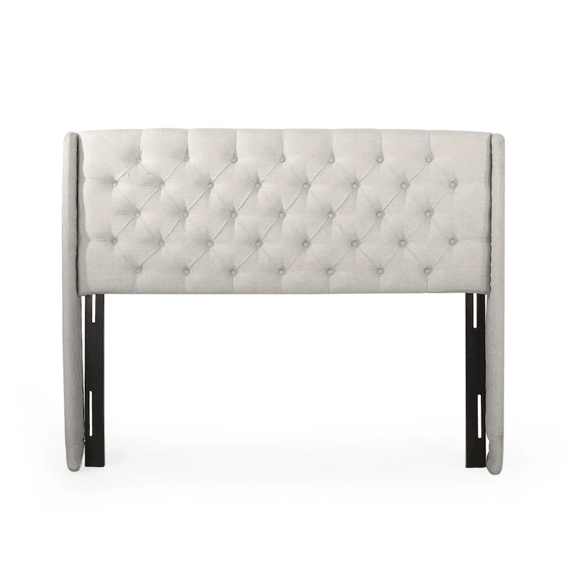 Tête de lit capitonnée Christopher Knight Home Perryman Queen Wingback Design luxueux