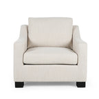 Fauteuil de club rembourré contemporain Halevy par Christopher Knight Home