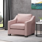 Fauteuil de club rembourré contemporain Halevy par Christopher Knight Home