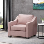 Fauteuil de club rembourré contemporain Halevy par Christopher Knight Home