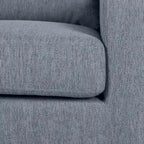 Fauteuil de club rembourré contemporain Halevy par Christopher Knight Home