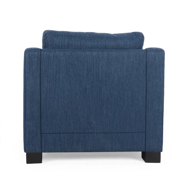 Fauteuil de club rembourré contemporain Halevy par Christopher Knight Home
