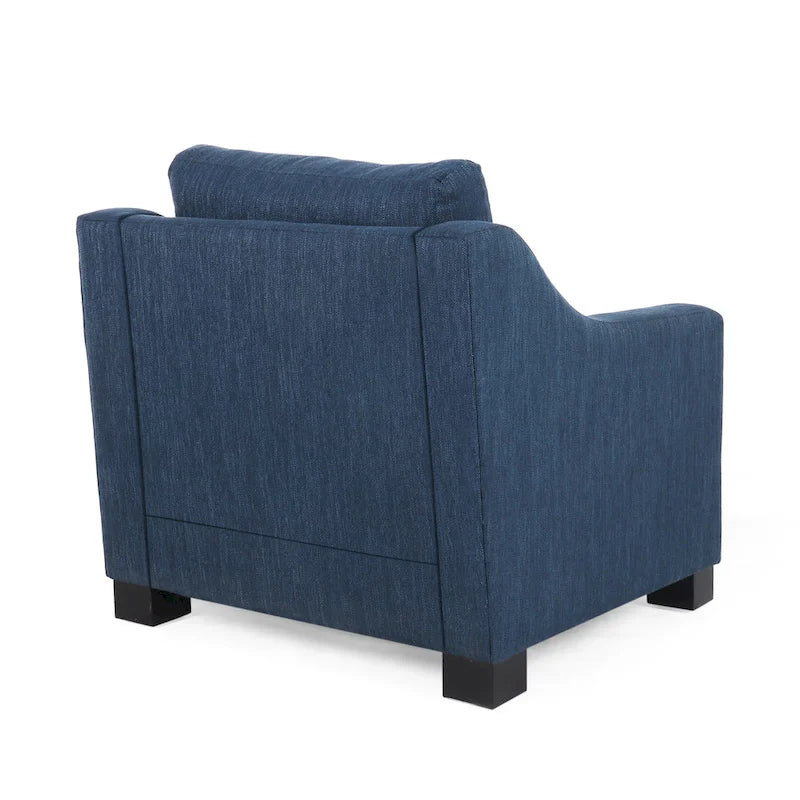 Fauteuil de club rembourré contemporain Halevy par Christopher Knight Home
