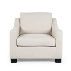 Fauteuil de club rembourré contemporain Halevy par Christopher Knight Home