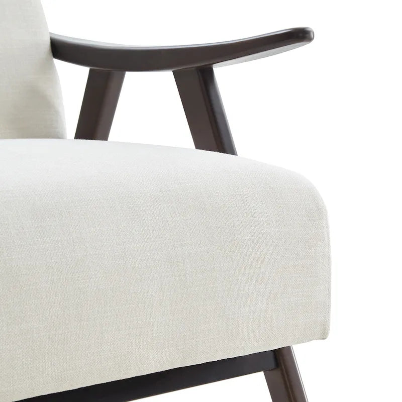 Fauteuil et ottoman HUIMO Mid-century, ensemble de fauteuils rembourrés pour le salon ou la chambre à coucher