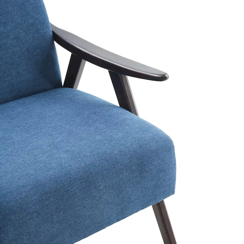 Fauteuil et ottoman HUIMO Mid-century, ensemble de fauteuils rembourrés pour le salon ou la chambre à coucher