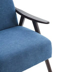 Fauteuil et ottoman HUIMO Mid-century, ensemble de fauteuils rembourrés pour le salon ou la chambre à coucher