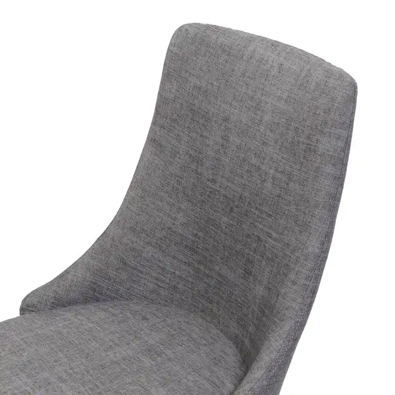 Chaise de salle à manger en tissu Sabina Mid-Century (Lot de 2) par Christopher Knight Home