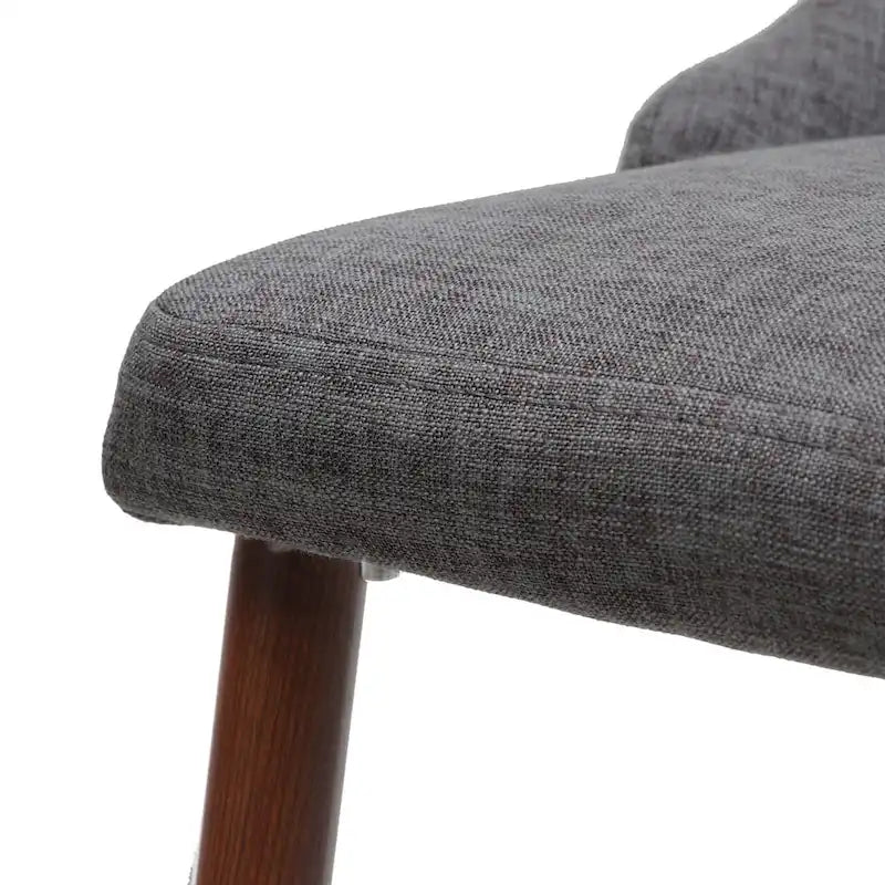 Chaise de salle à manger en tissu Sabina Mid-Century (Lot de 2) par Christopher Knight Home