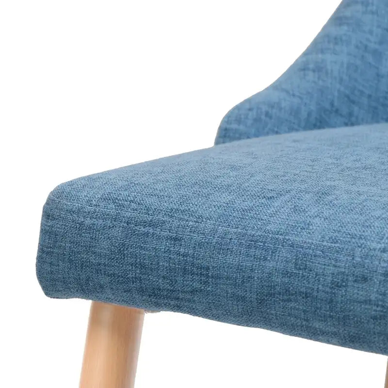 Chaise de salle à manger en tissu Sabina Mid-Century (Lot de 2) par Christopher Knight Home