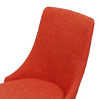 Chaise de salle à manger en tissu Sabina Mid-Century (Lot de 2) par Christopher Knight Home