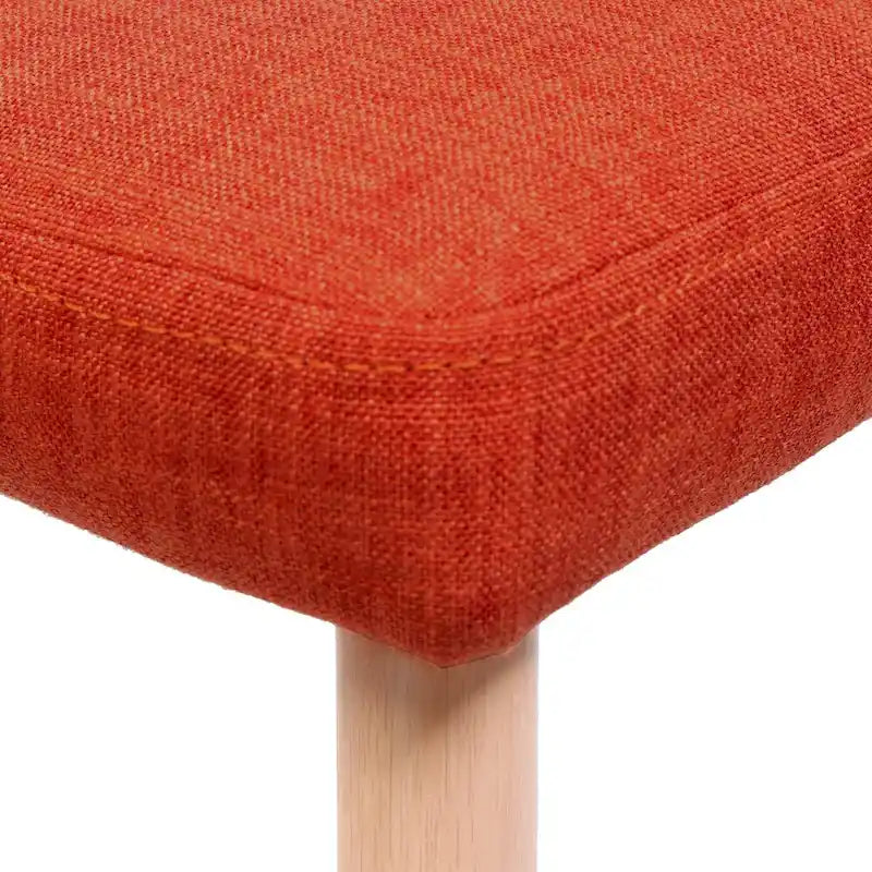 Chaise de salle à manger en tissu Sabina Mid-Century (Lot de 2) par Christopher Knight Home