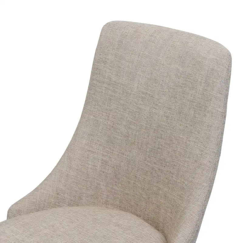 Chaise de salle à manger en tissu Sabina Mid-Century (Lot de 2) par Christopher Knight Home