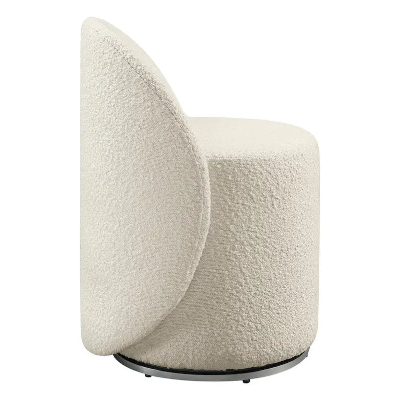 Chaise de vanité pivotante Lystra