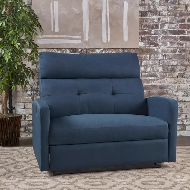 Fauteuil inclinable 2 places Halima Fabric de Christopher Knight Home