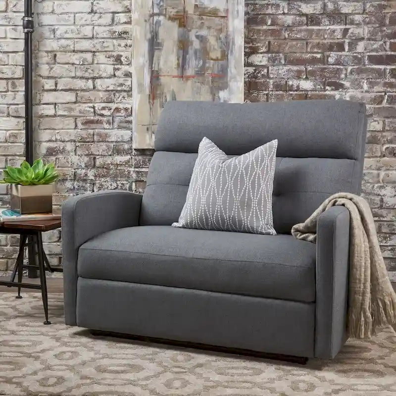Fauteuil inclinable 2 places Halima Fabric de Christopher Knight Home