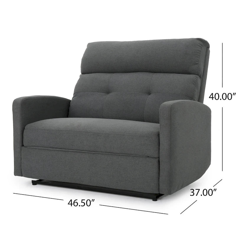 Fauteuil inclinable 2 places Halima Fabric de Christopher Knight Home