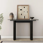 Console en marbre avec base cannelée