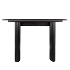 Console en marbre avec base cannelée