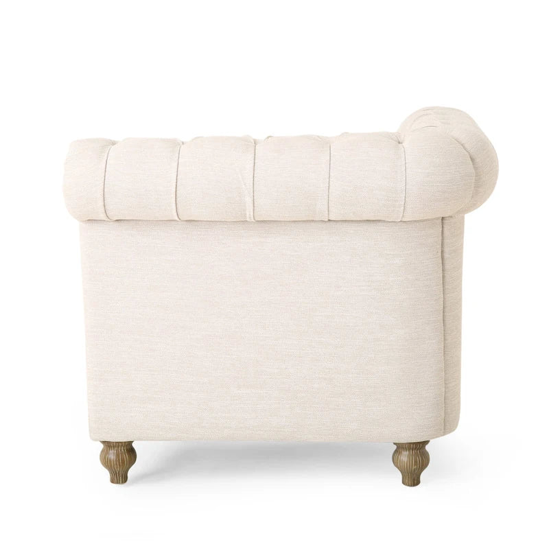 Canapé d'angle capitonné 7 places Castalia Chesterfield de Christopher Knight Home - 114,00 L x 70,00 l x 31,50 H