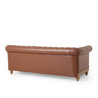 Canapé d'angle capitonné 7 places Castalia Chesterfield de Christopher Knight Home - 114,00 L x 70,00 l x 31,50 H