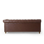 Canapé d'angle capitonné 7 places Castalia Chesterfield de Christopher Knight Home - 114,00 L x 70,00 l x 31,50 H