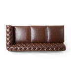 Canapé d'angle capitonné 7 places Castalia Chesterfield de Christopher Knight Home - 114,00 L x 70,00 l x 31,50 H