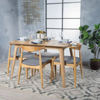 Ensemble de salle à manger 5 pièces Mid-century Francie par Christopher Knight Home