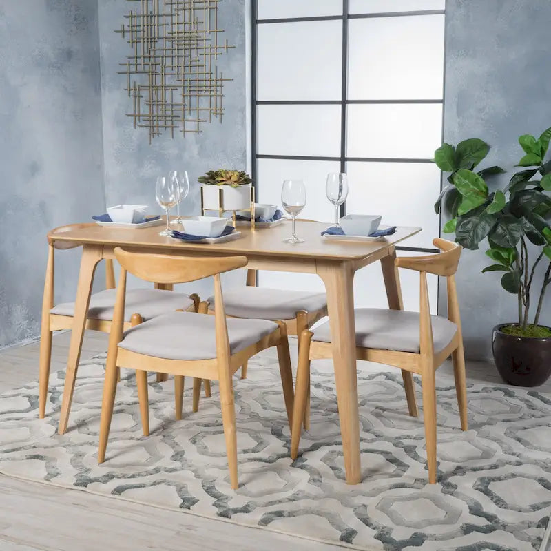 Ensemble de salle à manger 5 pièces Mid-century Francie par Christopher Knight Home
