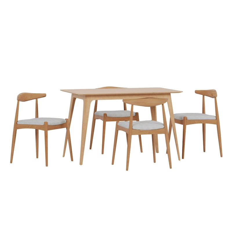 Ensemble de salle à manger 5 pièces Mid-century Francie par Christopher Knight Home