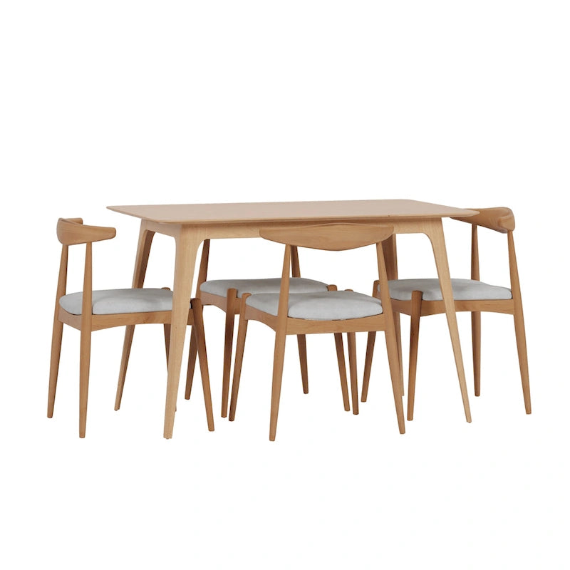 Ensemble de salle à manger 5 pièces Mid-century Francie par Christopher Knight Home