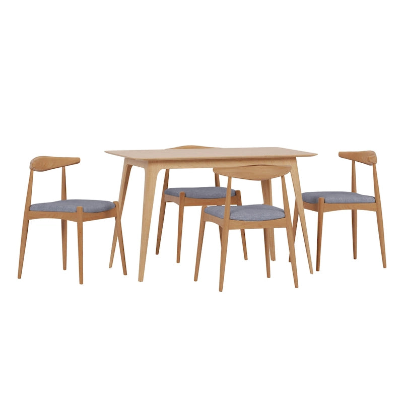 Ensemble de salle à manger 5 pièces Mid-century Francie par Christopher Knight Home