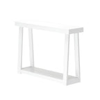 Console classique à plateau et poutres avec étagère - 46
