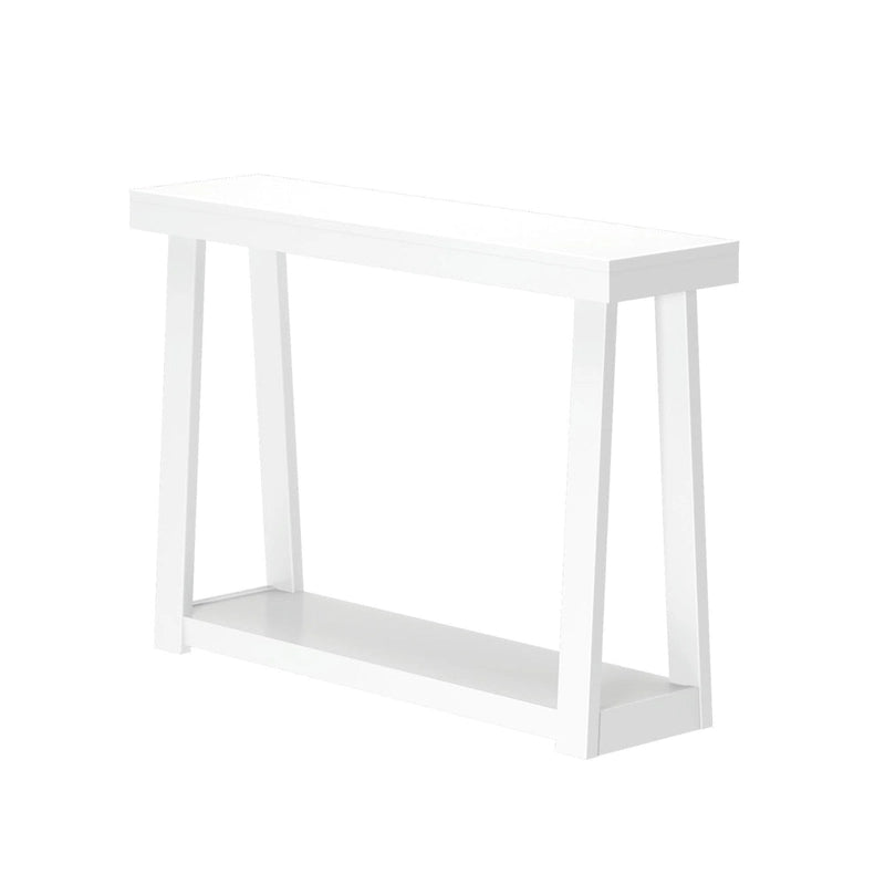 Console classique à plateau et poutres avec étagère - 46