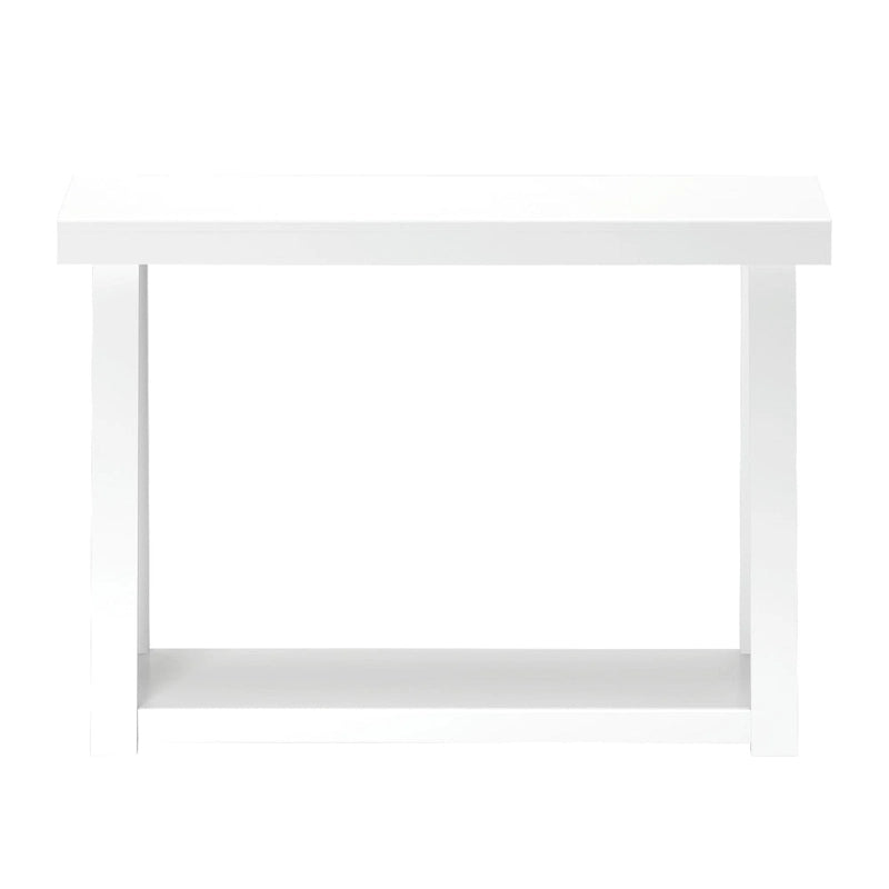 Console classique à plateau et poutres avec étagère - 46