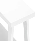 Console classique à plateau et poutres avec étagère - 46
