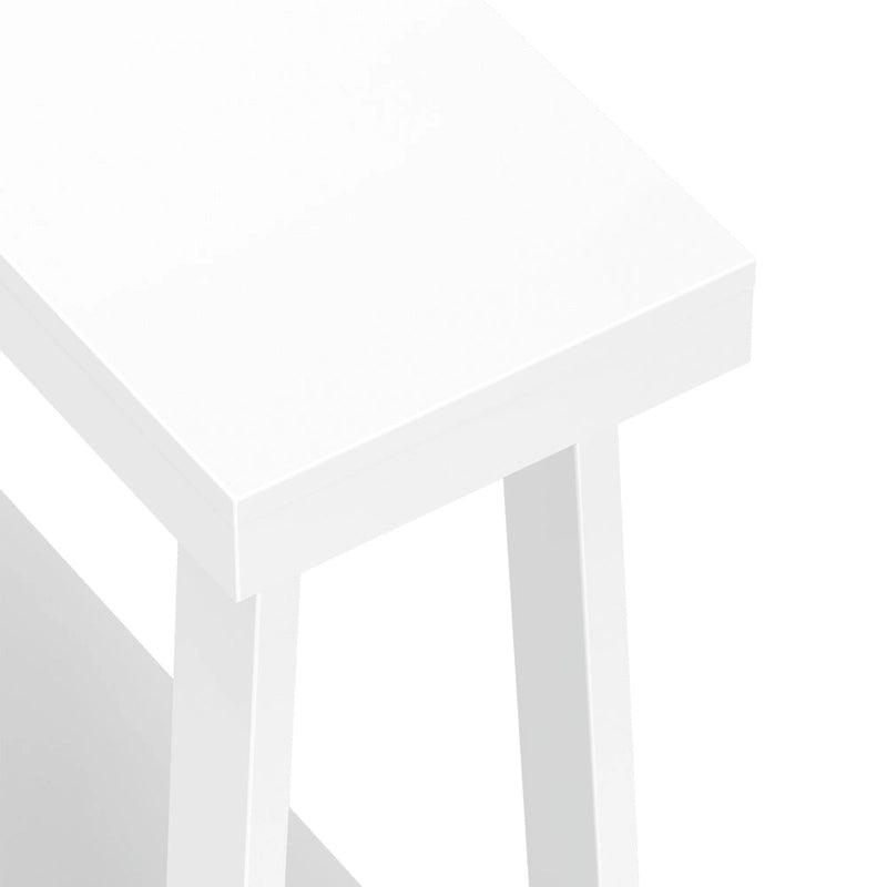 Console classique à plateau et poutres avec étagère - 46