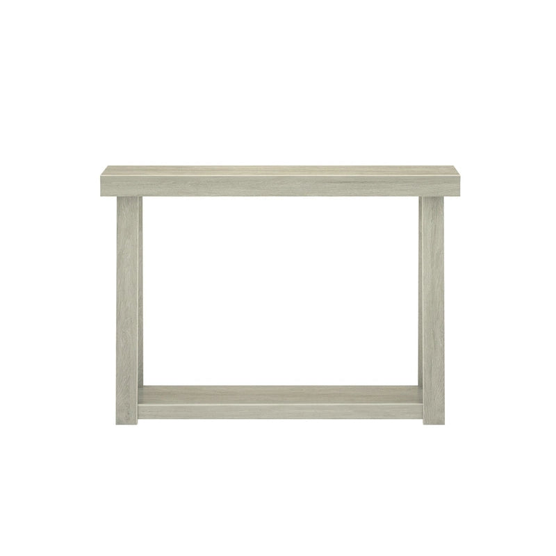 Console classique à plateau et poutres avec étagère - 46