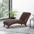 Chaise longue rembourrée Stillmore avec surpiqûres en canal de Christopher Knight Home