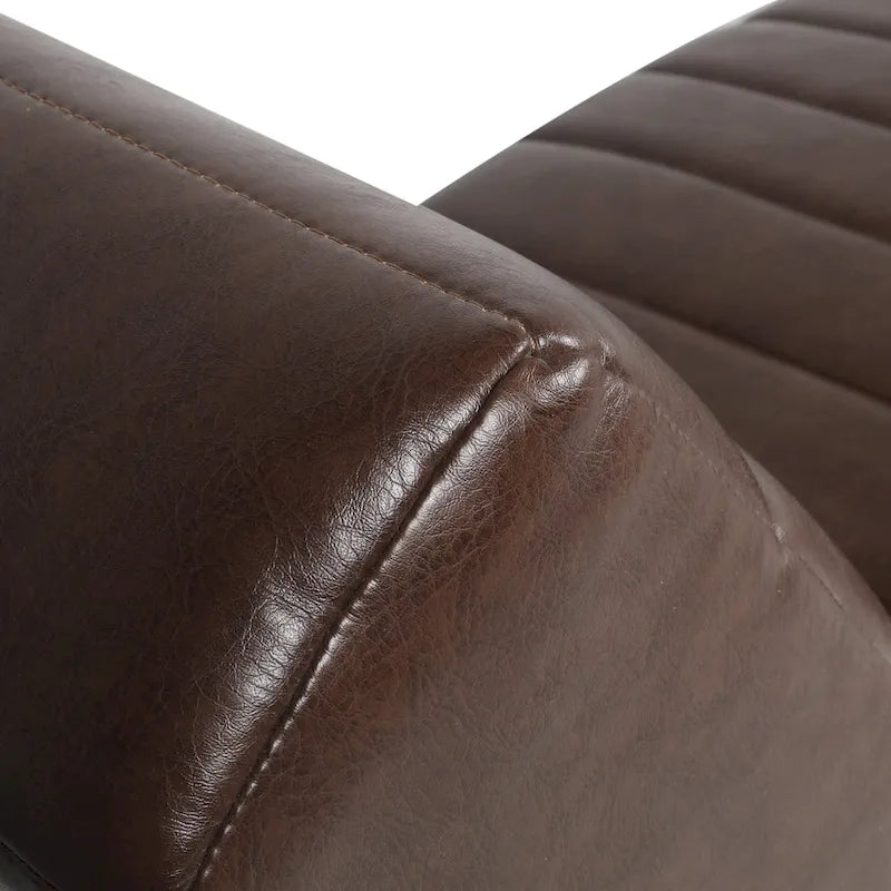 Chaise longue rembourrée Stillmore avec surpiqûres en canal de Christopher Knight Home