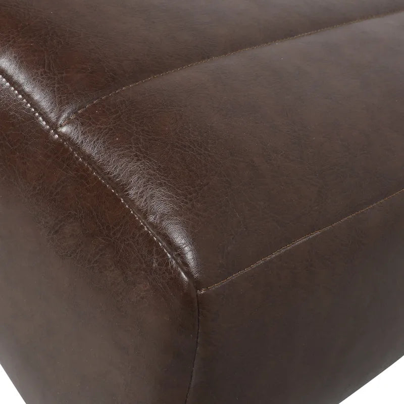 Chaise longue rembourrée Stillmore avec surpiqûres en canal de Christopher Knight Home