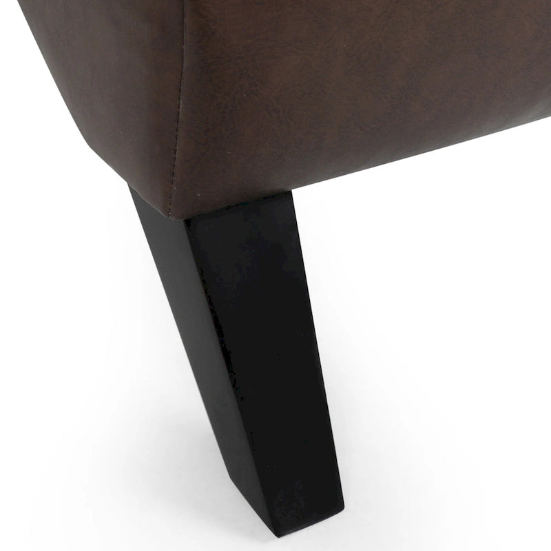 Chaise longue rembourrée Stillmore avec surpiqûres en canal de Christopher Knight Home