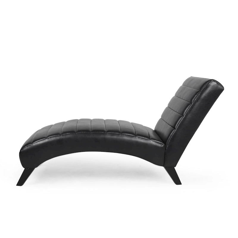 Chaise longue rembourrée Stillmore avec surpiqûres en canal de Christopher Knight Home