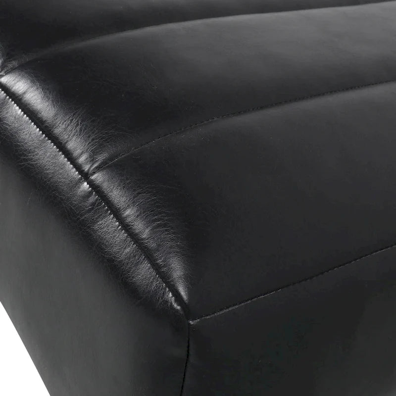 Chaise longue rembourrée Stillmore avec surpiqûres en canal de Christopher Knight Home