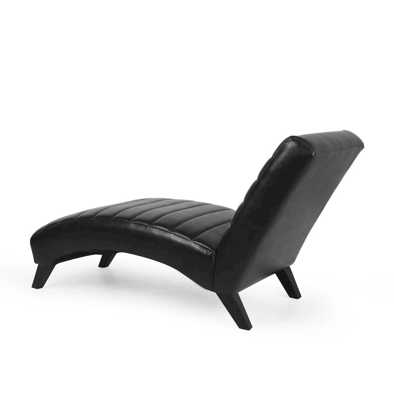 Chaise longue rembourrée Stillmore avec surpiqûres en canal de Christopher Knight Home