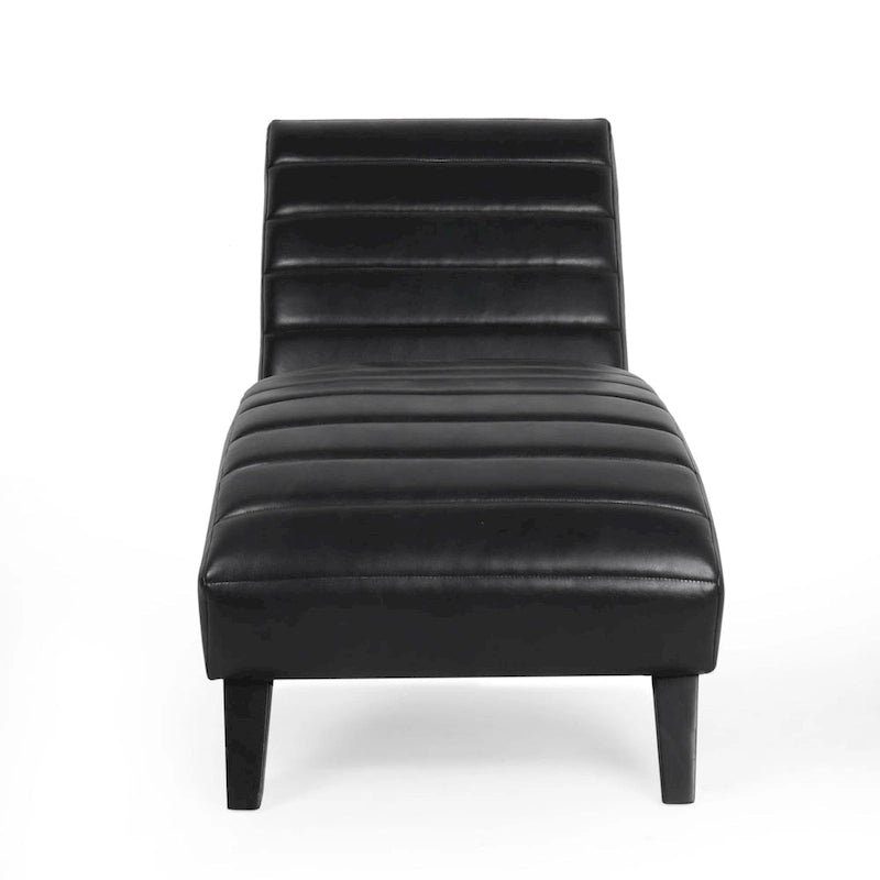Chaise longue rembourrée Stillmore avec surpiqûres en canal de Christopher Knight Home
