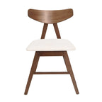 Chaises de salle à manger Stocker en tissu et bois d'hévéa (lot de 2) par Christopher Knight Home